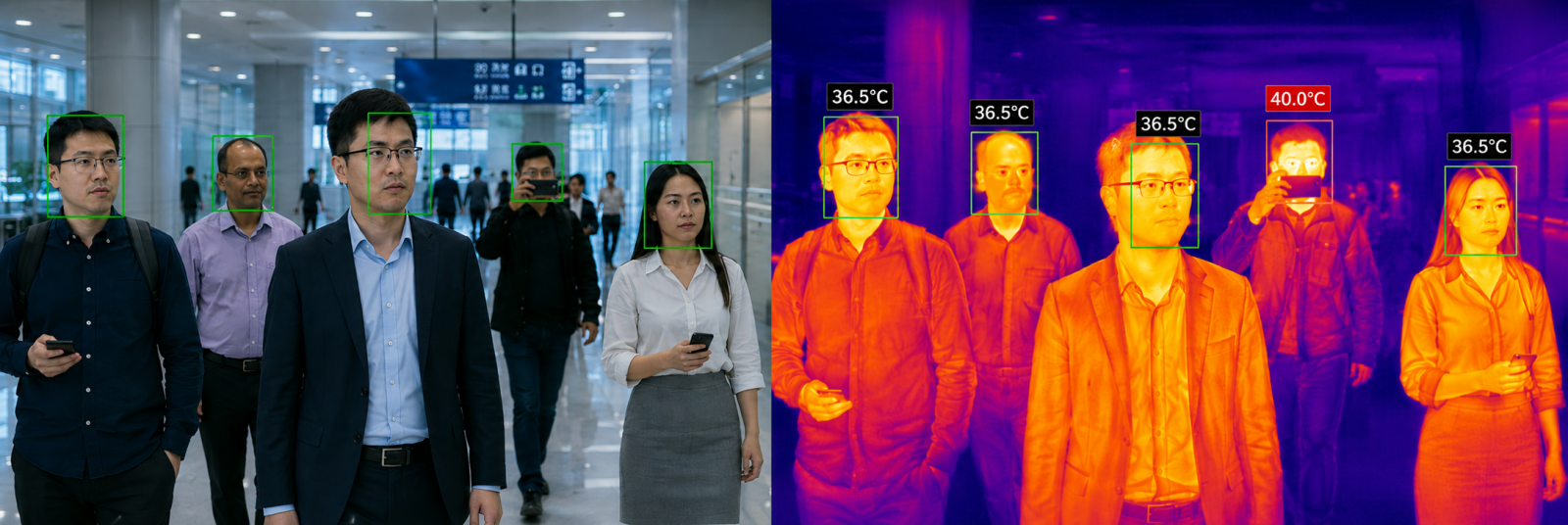 Интерфейс тепловизионной системы Dahua