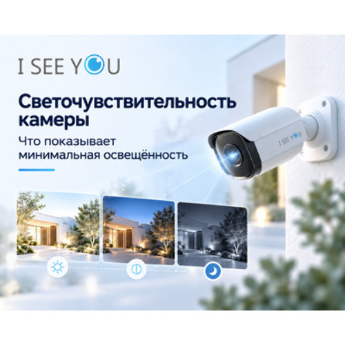 Чувствительность камеры видеонаблюдения: что показывают люксы