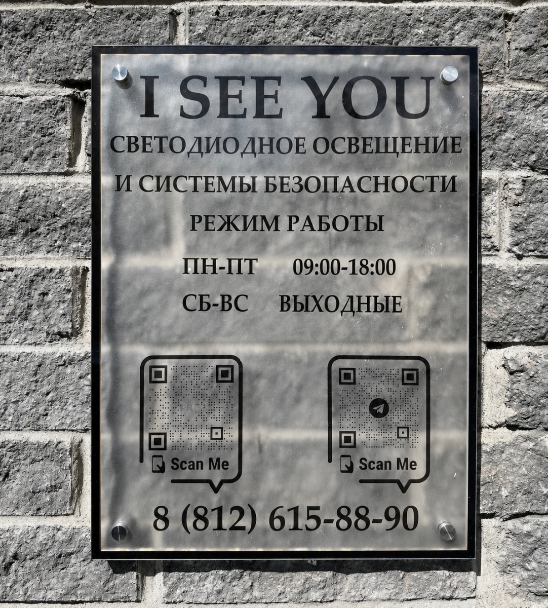 Вход и вывеска магазина I SEE YOU