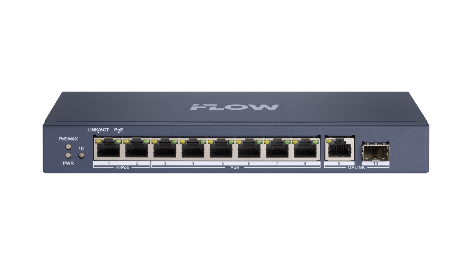 8-портовый коммутатор iFLOW Value F-SW-EU610HPOE-V