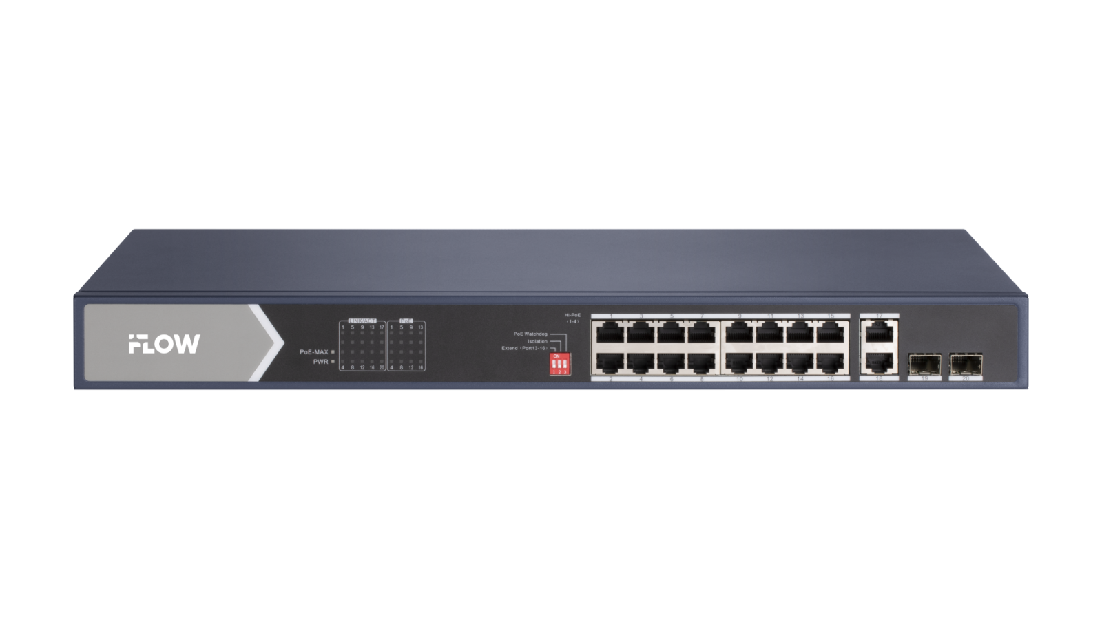 16-портовый коммутатор iFLOW Value F-SW-EU620HPOE-V