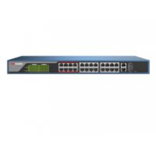 POE коммутатор Hikvision DS-3E0326P-E(B) 24-портовый