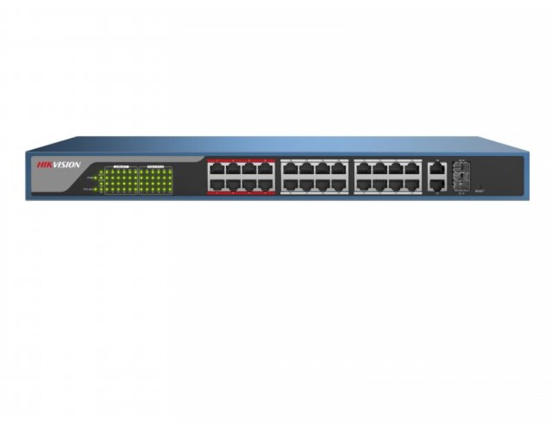 Hikvision DS 3E0326P E B PoE-коммутатор