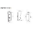 CTV-D1000HD Вызывная панель Серебристый антик