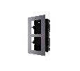 Врезная монтажная рамка на 2 модуля Hikvision DS-KD-ACF2/Plastic