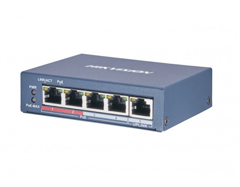 Hikvision DS 3E0105P E B PoE-коммутатор