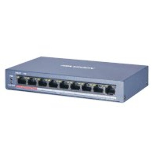 POE коммутатор Hikvision DS-3E0109P-E/M(B) 8-портовый 
