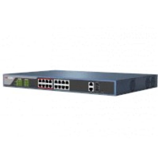 POE коммутатор Hikvision DS-3E0318P-E/M(B) 16-портовый