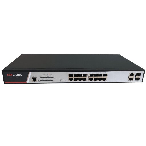 POE коммутатор Hikvision DS-3E2318P 16-портовый