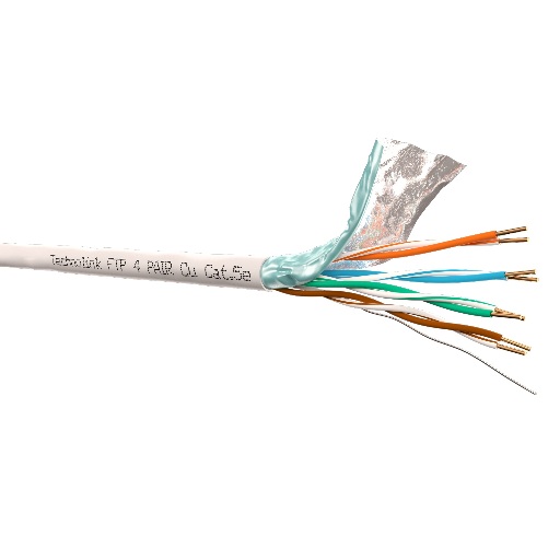 Кабель Technolink FTP4 cat.5е, одножильный / экранированный / 305м / Cu TL FTP-7304.05E.2B