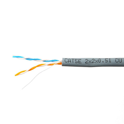 Кабель Skynet Premium UTP2 cat.5е, одножильный / 305м / Cu / серый 1693203