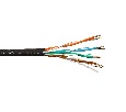Кабель U/UTP4 cat.5e NETKO, одножильный/24 AWG BC  /на катушке/ 305м / для наружных работ, FLUKE TEST