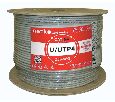 Кабель U/UTP4 cat.6a NETKO /4 пары 23 AWG BC / 305м / одножильный, неэкранированный с крестовиной, 305м 