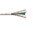 Кабель U/UTP4 cat.6a NETKO /4 пары 23 AWG BC / 305м / одножильный, неэкранированный с крестовиной, 305м 