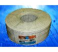 Кабель коаксиальный RG-58U Netko, 50 Ом (CU, оплетка 32 нити AL), белый (100м)