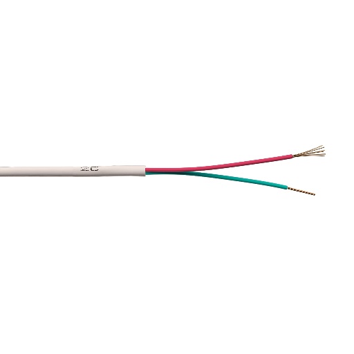 Кабель Телефонный 2с, CCА, EuroCable LITE, 100м, круглый, белый  EC PHC-4003.2X.0B