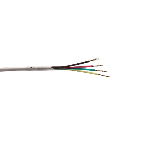 Кабель Телефонный 4с, CCA, Netko LITE, 100м, плоский, белый NETKO PHC-4006.2X.0B