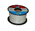 Кабель сигнальный NETKO, неэкранированный 2*0.5мм 100м, пластиковая катушка, белый 