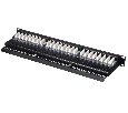 Патч-панель UTP, 19", 48 портов RJ45, cat.5е, 1U, Dual Type, компактная, Netko СКС, "J"