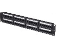 Патч-панель UTP, 19", 48 портов RJ45, cat.5е, 2U, Dual Type, "L"