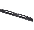 Патч-панель UTP, 19", 16 портов RJ45, cat.5е, 1U, Dual Type, "L"