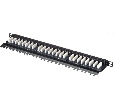 Патч-панель UTP, 19", 24 порта RJ45, cat.5е, 0,5U, Dual Type, Netko СКС, "J"