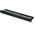 Патч-панель UTP, 19", 48 портов RJ45, cat.6, 1U, Dual Type IDC, Netko СКС