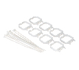 Патч-панель UTP, 19", 48 портов RJ45, cat.6, 2U, Dual Type, Netko СКС, "J"