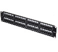 Патч-панель UTP, 19", 48 портов RJ45, cat.6, 2U, Dual Type, Netko СКС, "J"