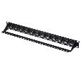 Патч-панель UTP, 19", 24 порта RJ45, cat.6а, 1U, Dual Type IDC, Netko СКС (PKJ24 C6A B/BKKJ32 C6)