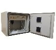 Климатический всепогодный шкаф 9U, (Ш*Г*В 660*600*683мм) 19" направляющие, оборудование в комплекте, ШКК/ШКВ, серый, Netko