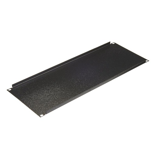 Заглушка 19'' 4U, без крепежа, чёрная 4U-RUS-BL