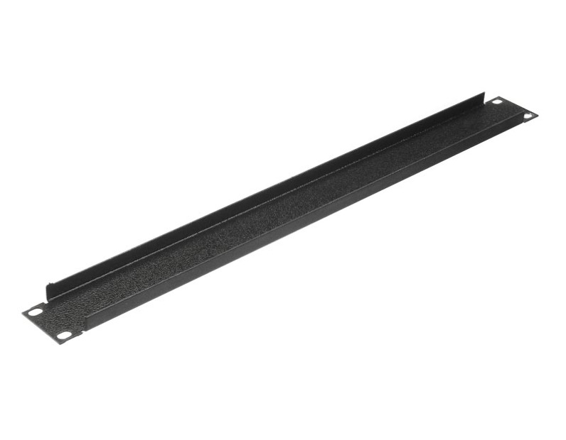 Заглушка 19'' 1 U, без крепежа, черная