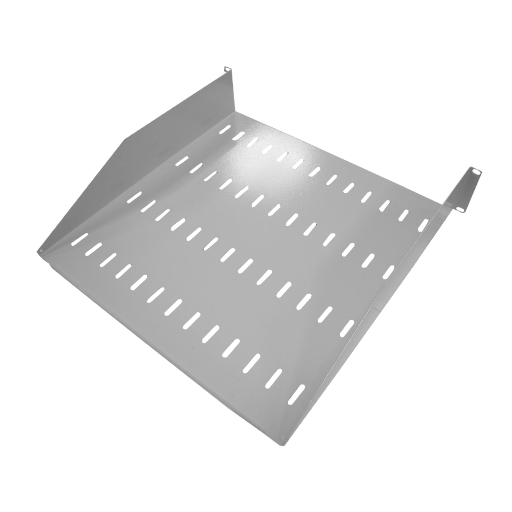 Полка консольная 2U, глубина 450, без крепежа, серая  SA 2U-450-GR