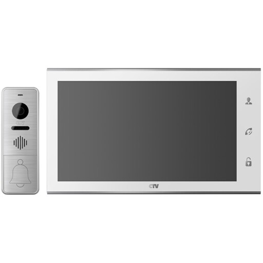 Комплект видеодомофона CTV CTV-DP4105AHD W 10