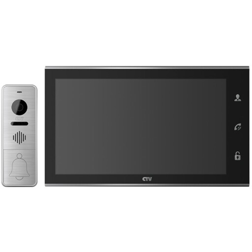 Комплект видеодомофона CTV CTV-DP4105AHD B 10 дюймов с вызывной панелью