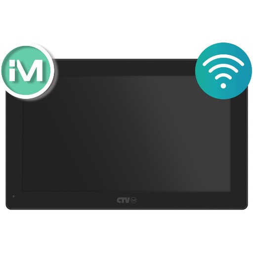 Монитор видеодомофона CTV-iM Cloud 10 Черный CTV-IM1030W Cloud 10 B
