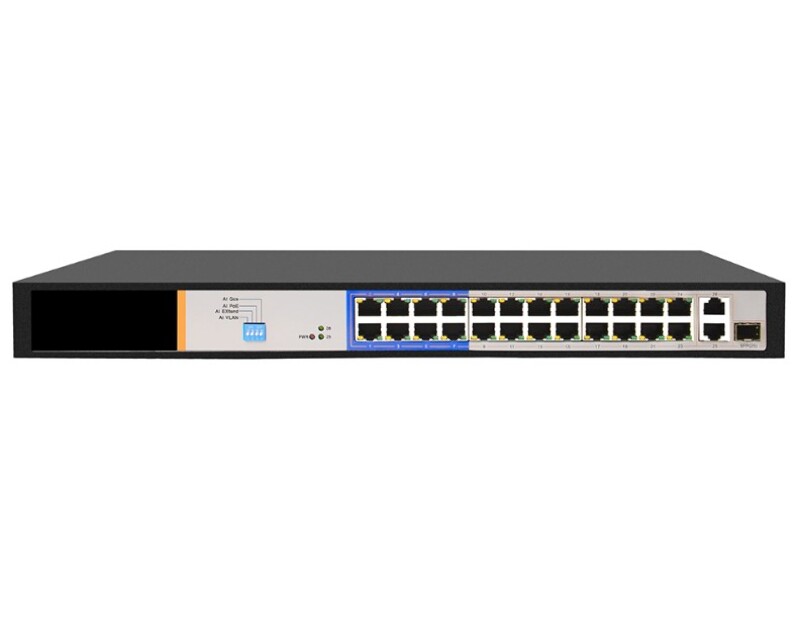 POE коммутатор RedLine RL-SW24P2S1