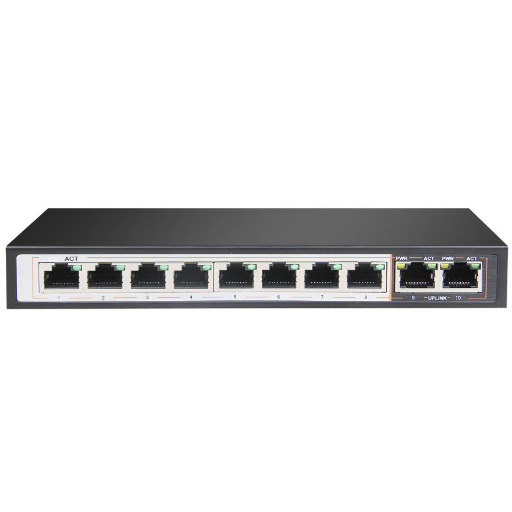 POE коммутатор RedLine RL-SW8P2giga