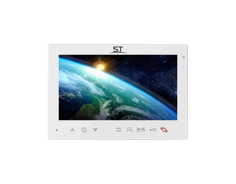 Space Technology ST-M208/7 (S/SD/WF) БЕЛЫЙ монитор видеодомофона