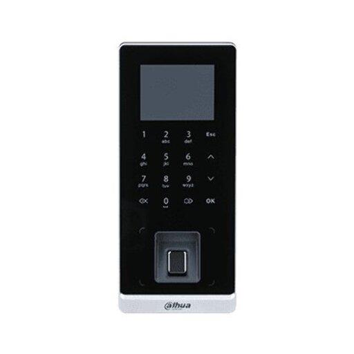 Терминал доступа Dahua DHI-ASI2212H-W с защитой IP65 и сканером отпечатков