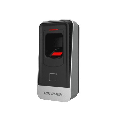 Считыватель Hikvision DS-K1201AEF с сканером отпечатков и EM-Marin формат