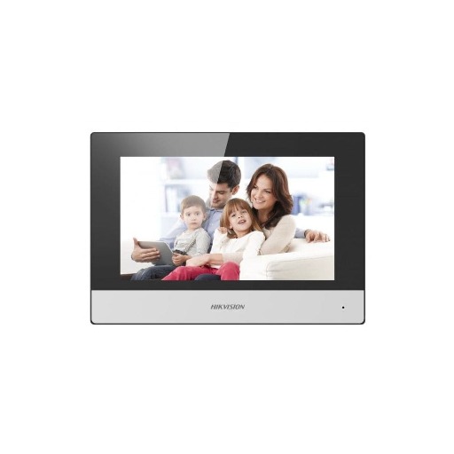 IP монитор видеодомофона Hikvision DS-KH6320-WTE2(B), сенсорный дисплей 7