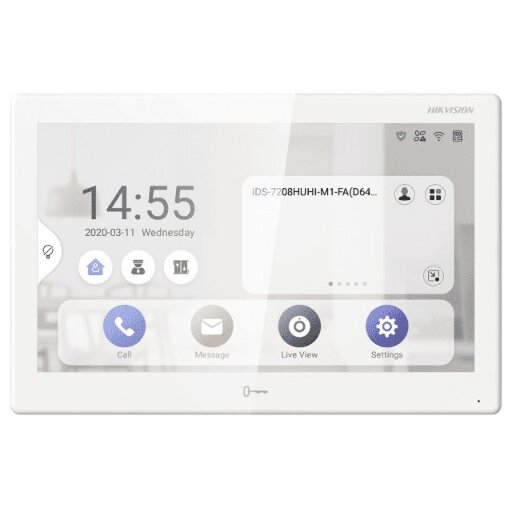 IP монитор видеодомофона Hikvision DS-KH9510-WTE1(B) с 10.1