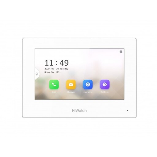 Монитор видеодомофона HiWatch VDP-H3212W с 7-дюймовым дисплеем и Wi-Fi