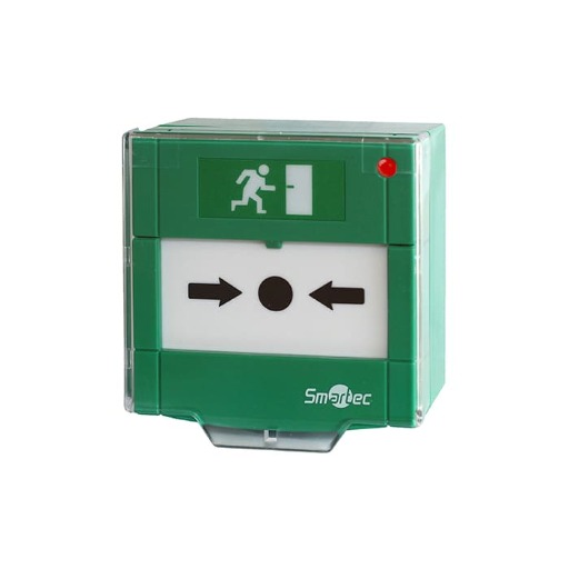 Кнопка выхода Smartec ST-ER115 с защитной крышкой и IP24