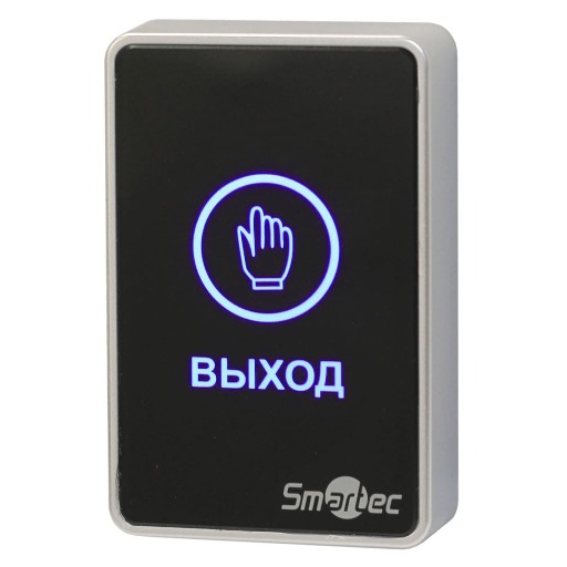Кнопка выхода Smartec ST-EX020LSM-BK, защита IP54, черная, сенсорная