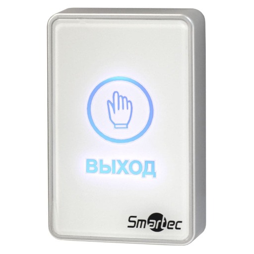 Кнопка выхода Smartec ST-EX020LSM-WT IP54, сенсорная, белая, -20°C…+55°C