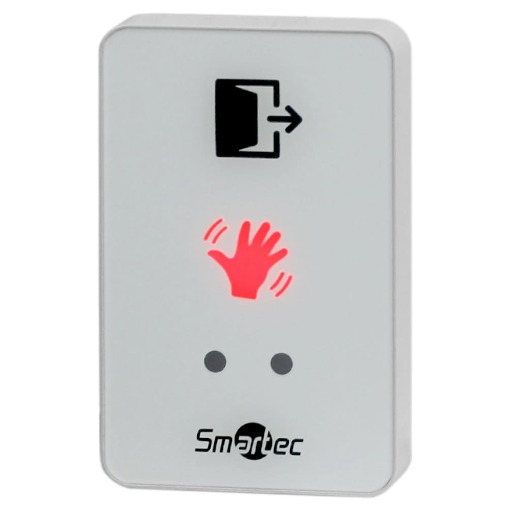 Кнопка выхода Smartec ST-EX310L-WT с двухцветной светодиодной подсветкой