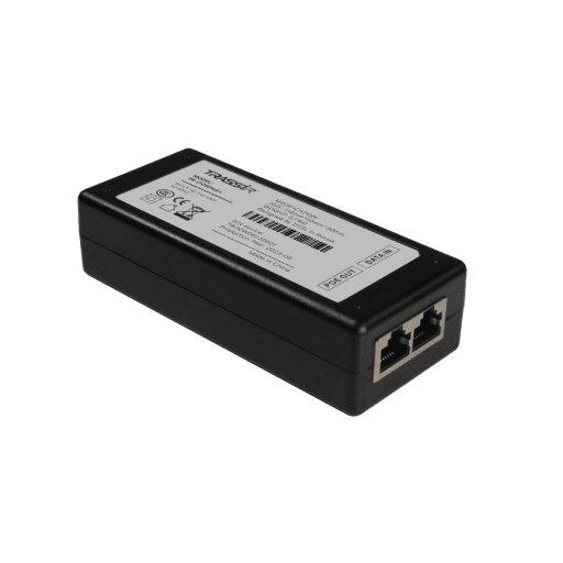 РОЕ инжектор TRASSIR TR-I30WPoE+ 30 Вт, IEEE 802.3af/at, 1000 Мбит/c